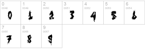 Ghost Reverie numbers 0-9 preview