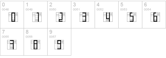 Gilcimar numbers 0-9 preview