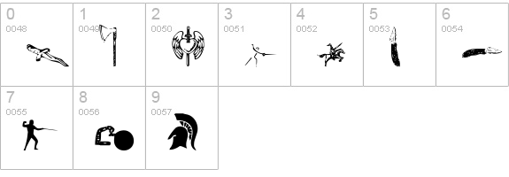 Gods of War numbers 0-9 preview