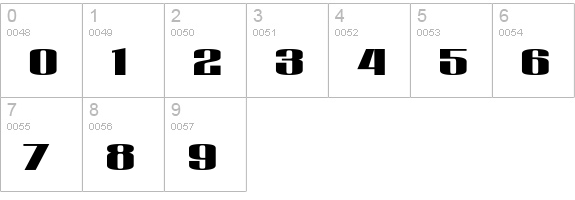 gogoâ€¢squat numbers 0-9 preview