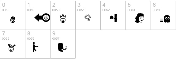Good Head numbers 0-9 preview
