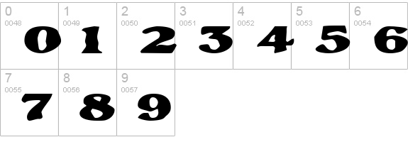 GrantExtended numbers 0-9 preview