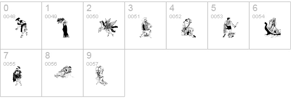 GreekMythes numbers 0-9 preview