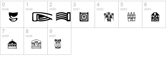 GriffDinReg numbers 0-9 preview