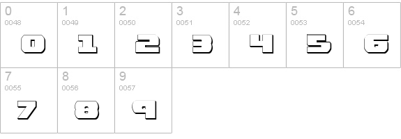 Guardian Shadow numbers 0-9 preview