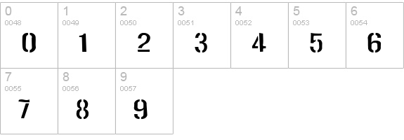 Gunplay Gaunt numbers 0-9 preview