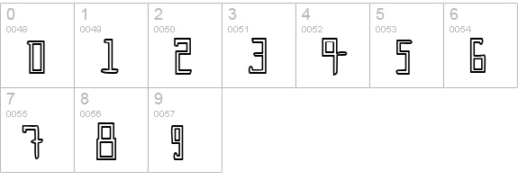 Gunther numbers 0-9 preview