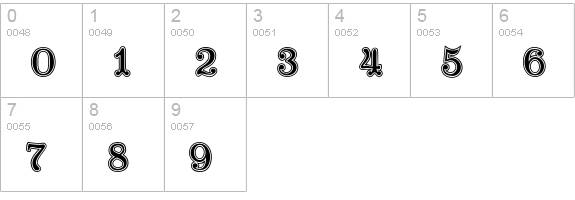 Hallodolly numbers 0-9 preview