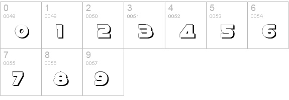 Han Solo Shadow numbers 0-9 preview