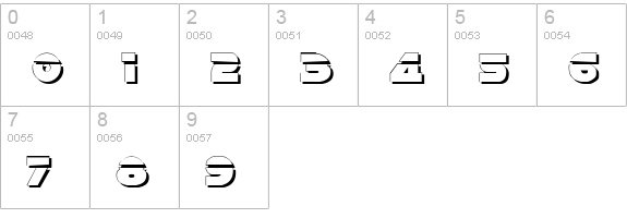 Han Solo Shadow Laser numbers 0-9 preview