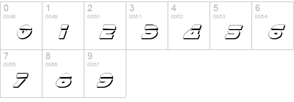 Han Solo Shadow LasItal numbers 0-9 preview