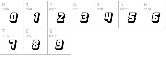 Hang the DJ numbers 0-9 preview