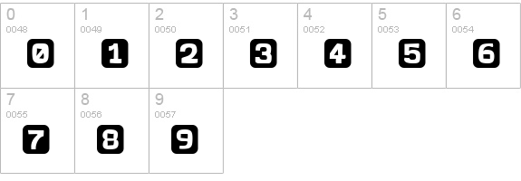 hanko numbers 0-9 preview