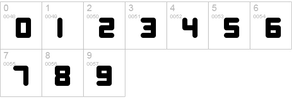 Happy Bomb
 numbers 0-9 preview