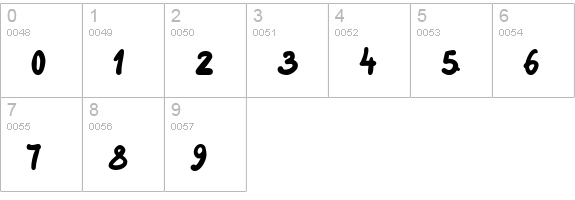 HardTalk numbers 0-9 preview