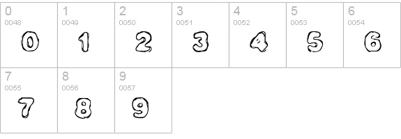Hassle BRK numbers 0-9 preview