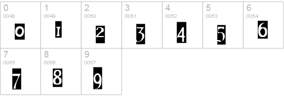 HateNoteExtortionate numbers 0-9 preview