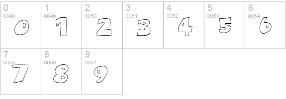 HattrickOpen numbers 0-9 preview