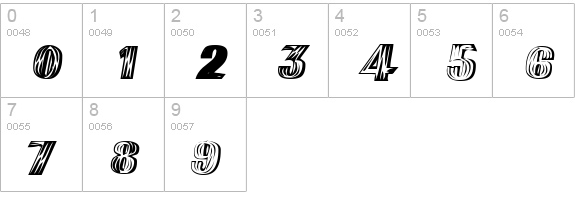 Haven numbers 0-9 preview