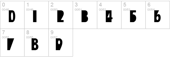 Healthy Alternative numbers 0-9 preview