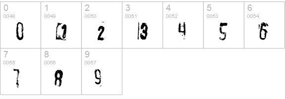 Helium-Ghostown numbers 0-9 preview
