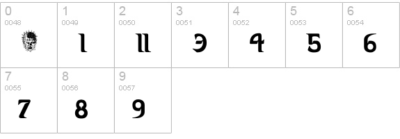 Hellbound numbers 0-9 preview