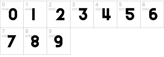 Hello Angel
 numbers 0-9 preview
