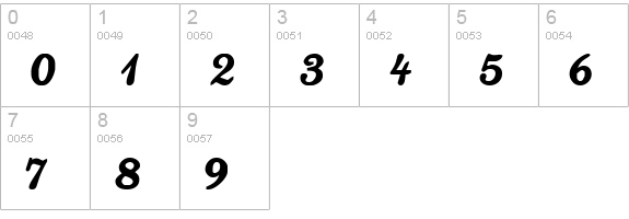 HelloHeyJoe numbers 0-9 preview