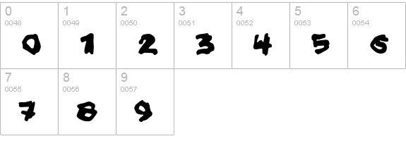Hold your breath numbers 0-9 preview