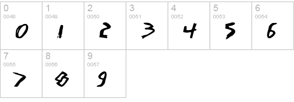 I Want My TTR! numbers 0-9 preview