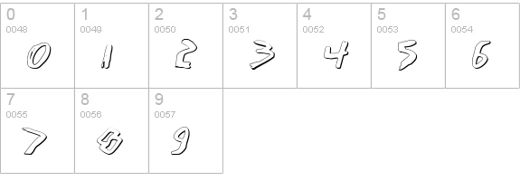 I Want My TTR! (Shadow) numbers 0-9 preview