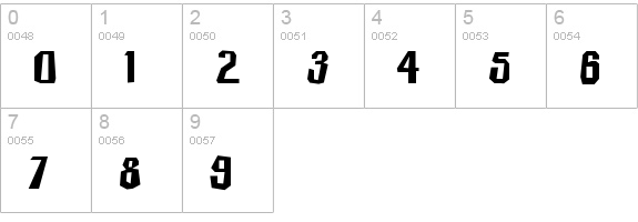 Icicle Country 2 numbers 0-9 preview