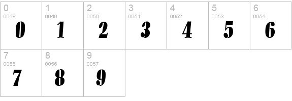 Iguana numbers 0-9 preview