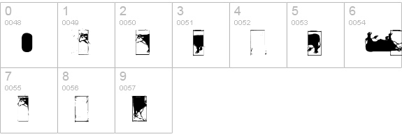 IKHIOOGLAcow numbers 0-9 preview