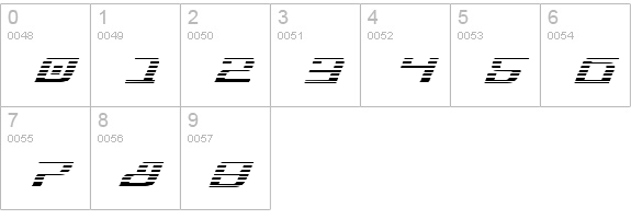 Infinity Formula Gradient Ital numbers 0-9 preview