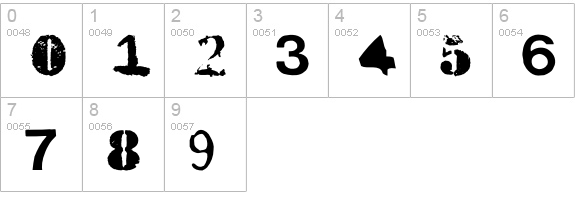 InnerCity-Brixton numbers 0-9 preview