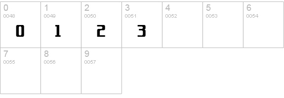 Inspiration numbers 0-9 preview