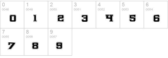 Interceptor Pro numbers 0-9 preview