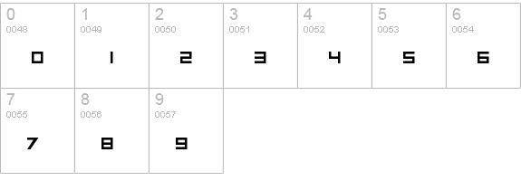 Inversionz Unboxed numbers 0-9 preview