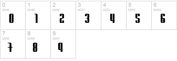 Jade Monkey numbers 0-9 preview