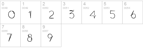JaggaPoint numbers 0-9 preview