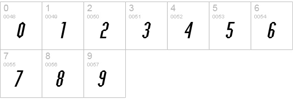 Jagged Dreams numbers 0-9 preview