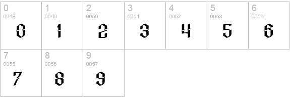 Jalompo numbers 0-9 preview