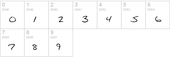 JAMI numbers 0-9 preview