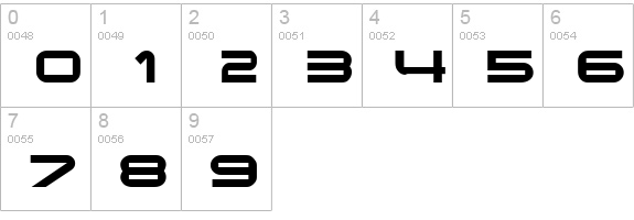 Jeepjeep numbers 0-9 preview
