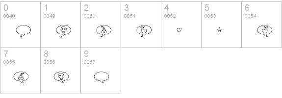 Jellodings numbers 0-9 preview