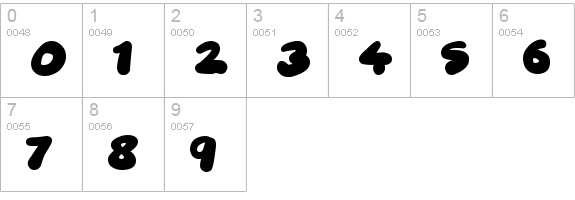 Jelly Kids
 numbers 0-9 preview