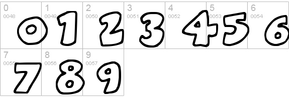 Jelly Wobblers
 numbers 0-9 preview