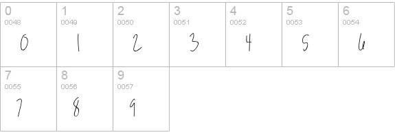 Jennifer Lynne numbers 0-9 preview
