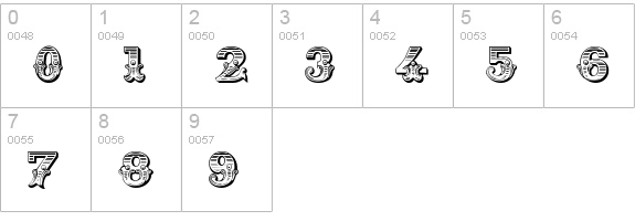 JFRingmaster numbers 0-9 preview